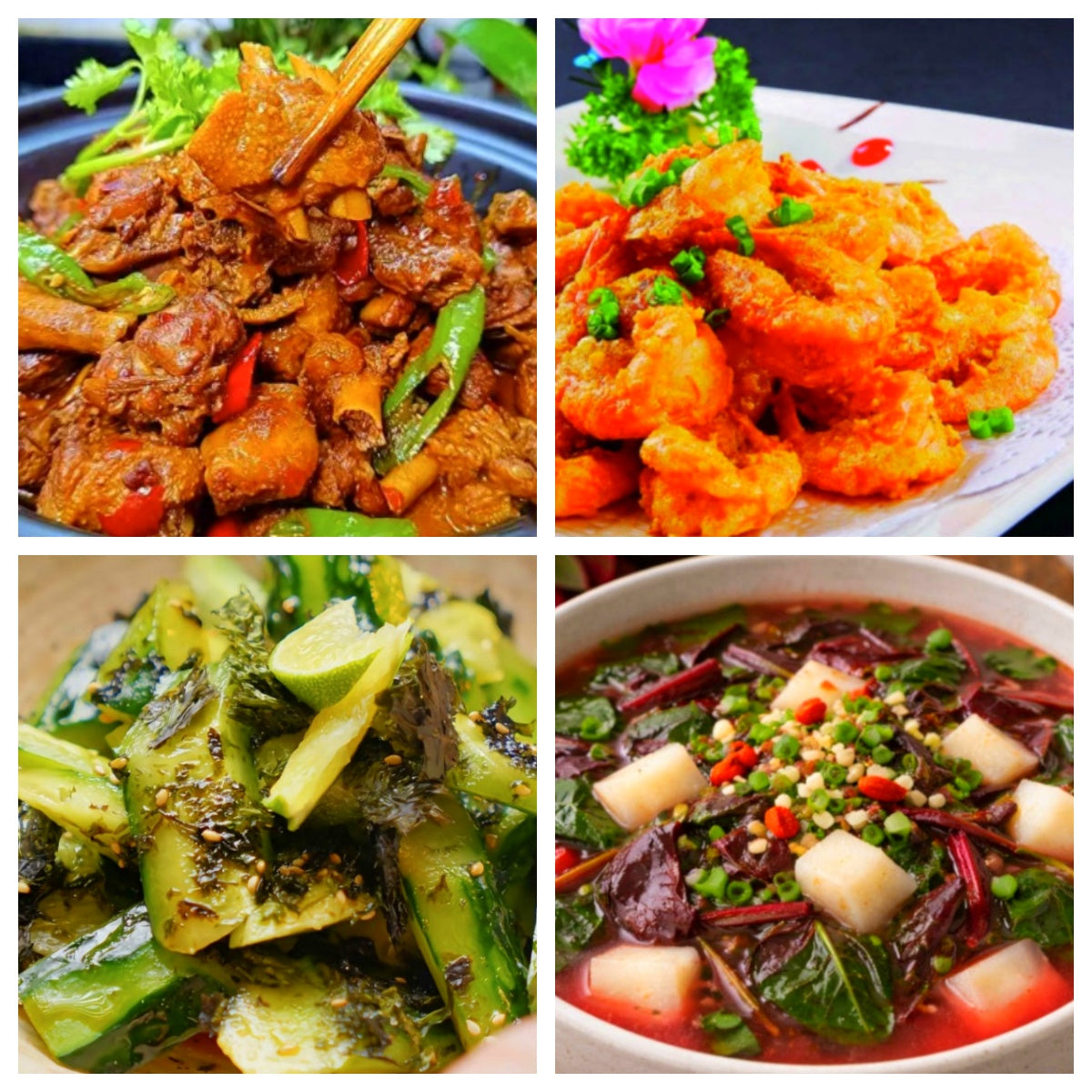 06月17日 周三经典回归:🌶️啤酒鸭、咸蛋黄大虾、凉拌海苔黄瓜、红苋菜山药汤