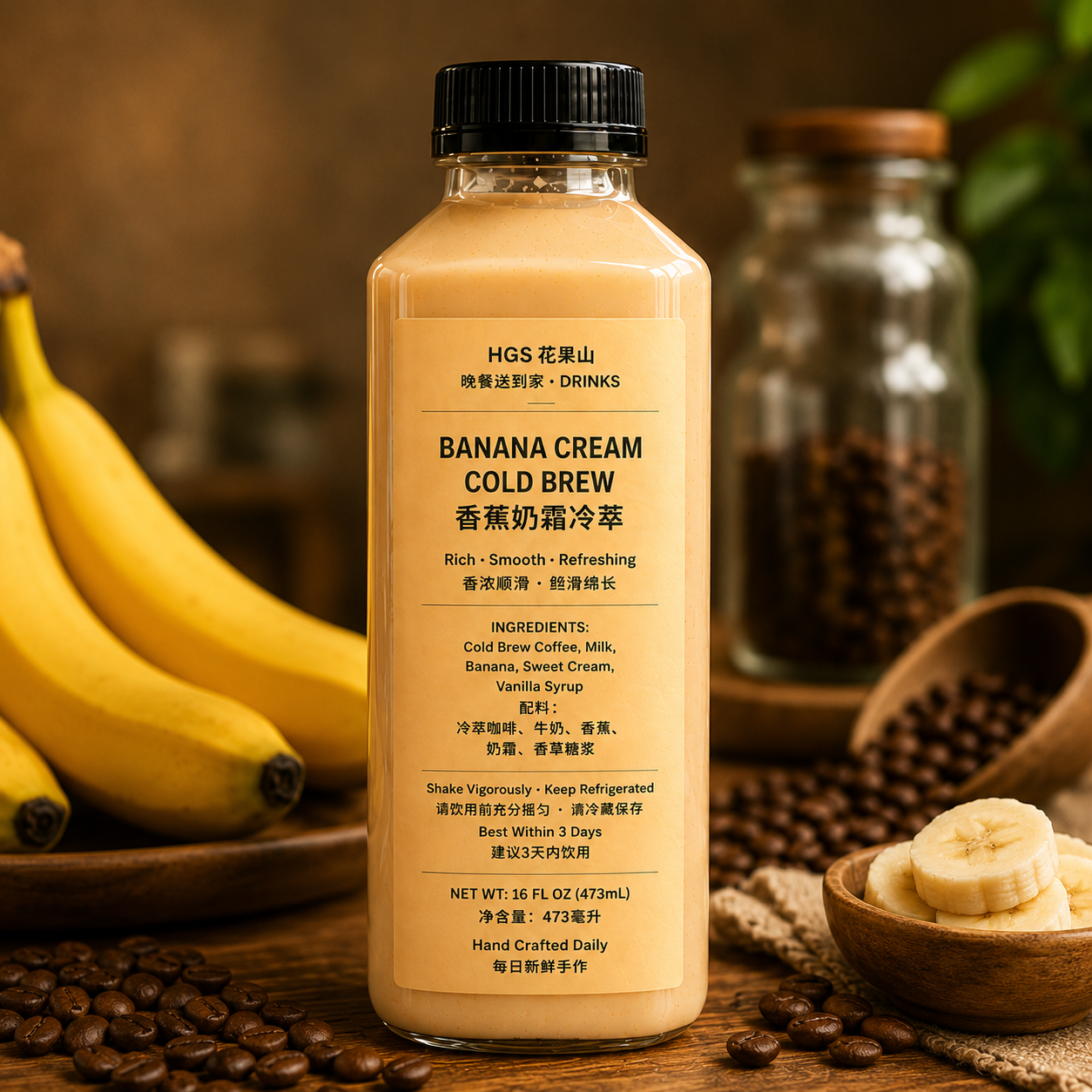 香蕉奶霜冷萃 Banana Cream Cold Brew
