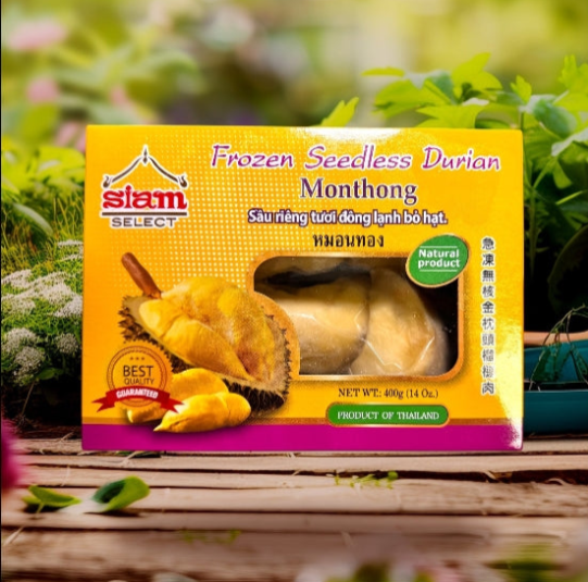 12月12日 周五榴莲：泰国榴莲1盒（金尊果王，绵密流芳）【当日派送订单满$50，即可享受免费送货服务】