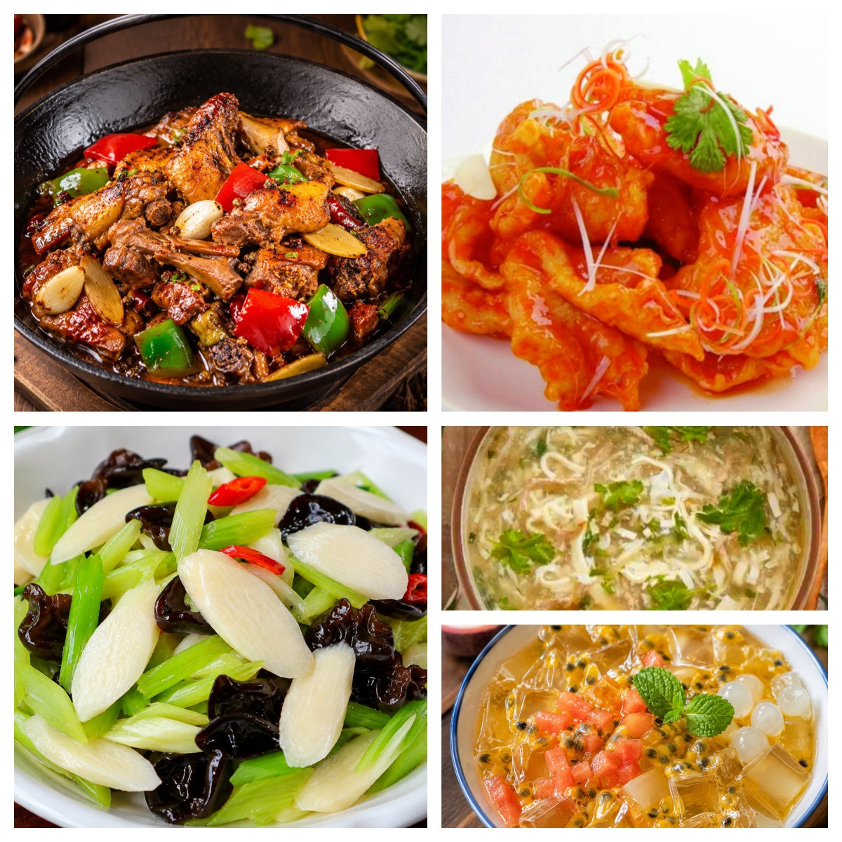 08月10日 周一麻辣鲜香：干锅鸭🌶️、锅包肉、西芹木耳炒山药、西湖牛肉羹（赠品：百香果冰粉）